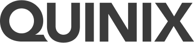 QUINIX™ official small black logo